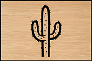 50 Cactus Silhouette Clipart Set, an Illustration by yasushie (Thumbnail 4 of 4)