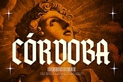 MALAGA Blackletter Typeface Font, a Blackletter Font by dansdesign (Thumbnail 4 of 8)