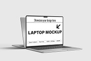 Isometric laptop mockup, a Mac Mockup by Graphicbars (Thumbnail 12 of 20)