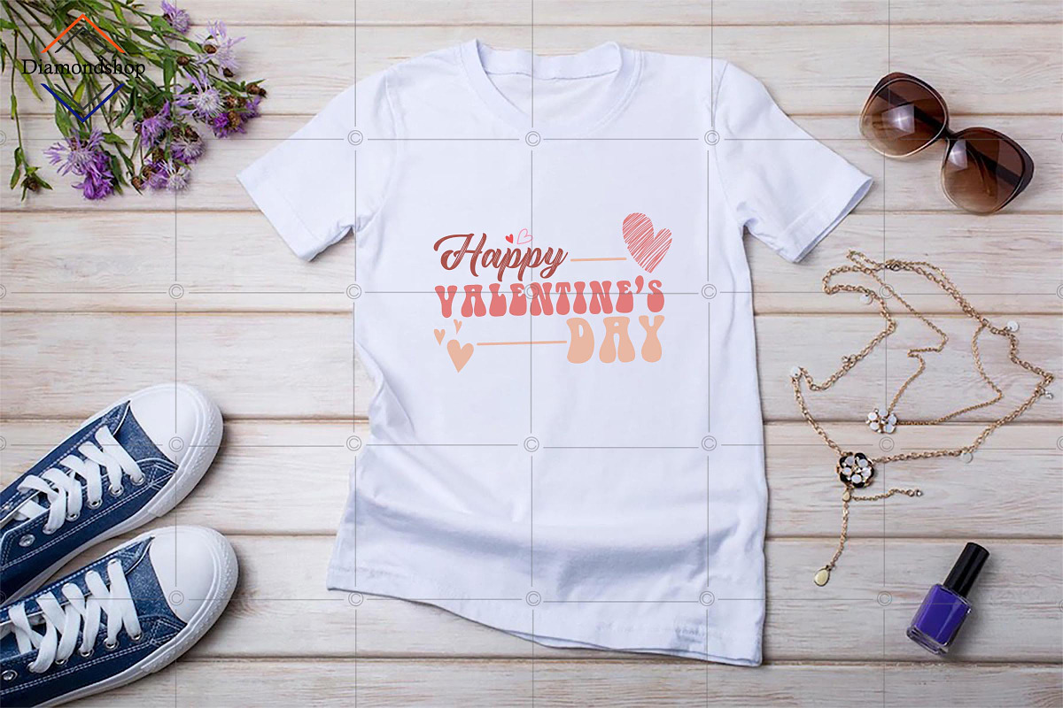 Happy Valentine's Day SVG Files, a Decorative Illustration by DiamondShop (Photo 2 of 2)