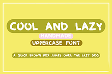 Cool And Lazy Font