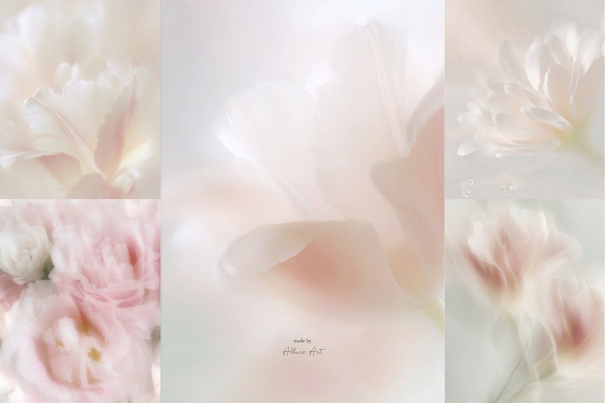 Ethereal Floral Backgrounds Bundle, an Abstract Photo by Allure Art (Photo 14 of 26)
