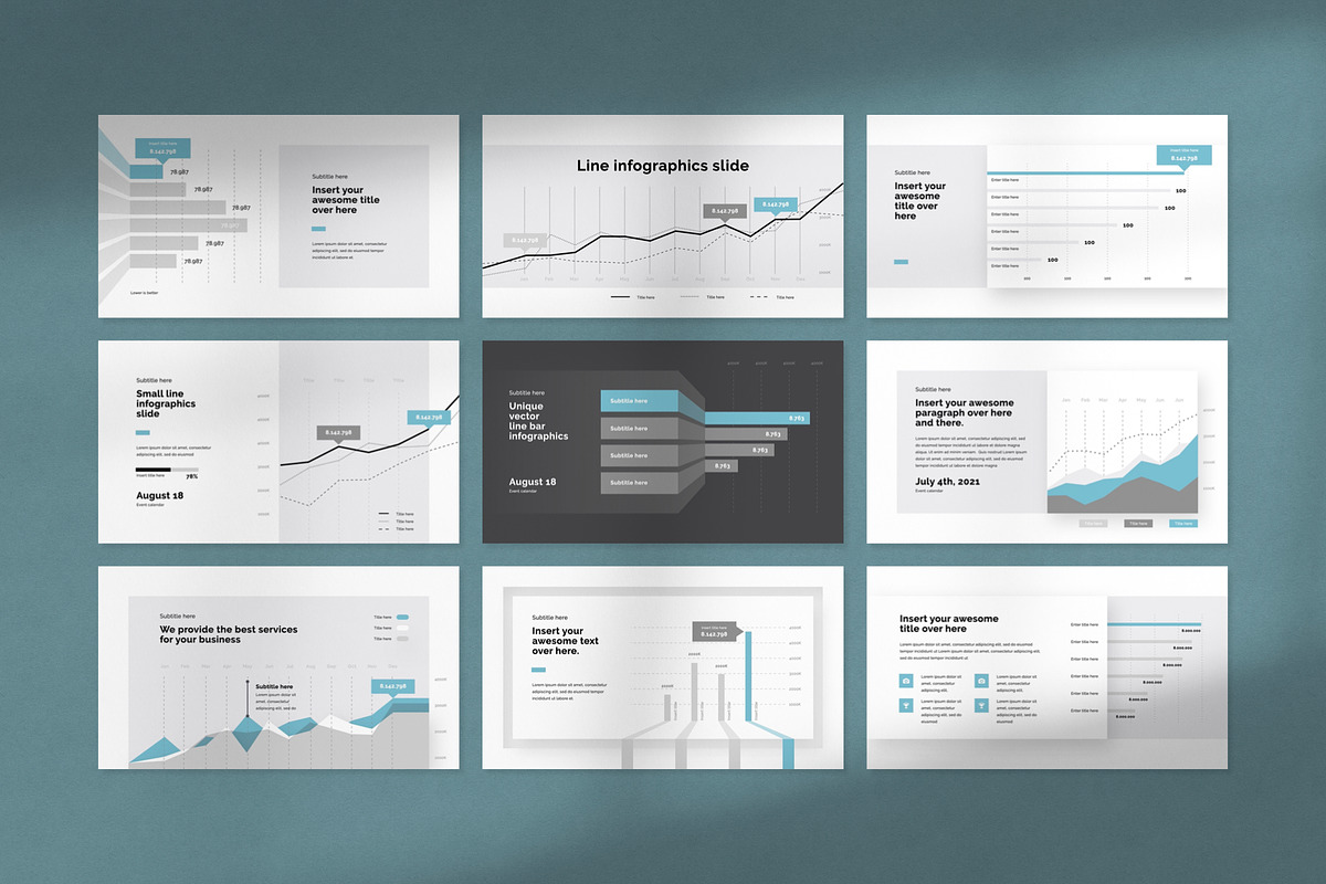 Clear PowerPoint Template, a Presentation Template by Creathrive Design (Photo 6 of 7)