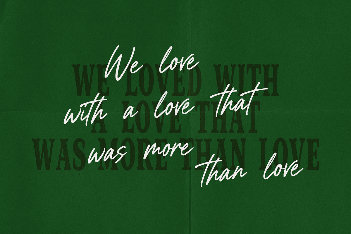 Hamidlak Font Duo Serif Signature, a Script Font by Maulana Creative (Photo 4 of 7)