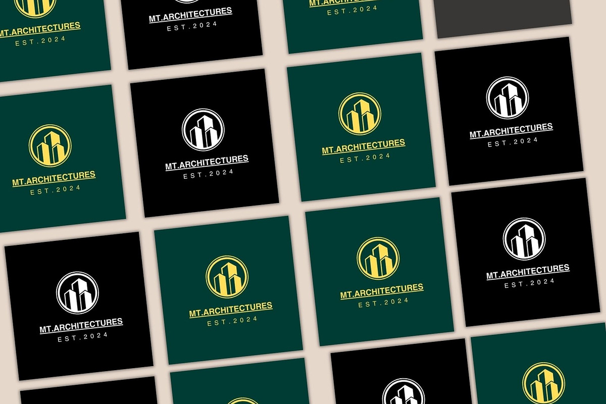 Editable Architectural Logo Template, a Branding & Logo Template by Mishek Munene (Photo 4 of 9)