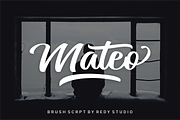 Mateo Script Fonts, a Script Font by RedyStudio (Thumbnail 10 of 10)
