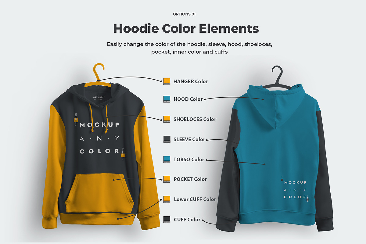 8 Mockups Hoodie, a Hoody Mockup by Grow Design Craft Studio (Photo 2 of 7)