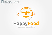Happy Food Logo, a Branding & Logo Template by ft.studio (Thumbnail 1 of 4)