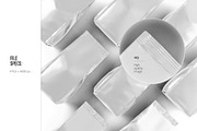 Coffee pouch. Top view, a Packaging Mockup by easymock (Thumbnail 2 of 6)