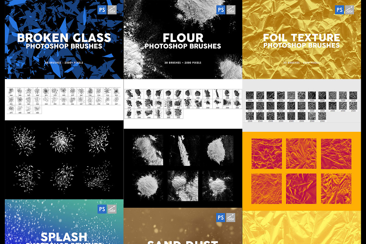 5600 Photoshop Brushes Bundle, a Brush Add-On by ArtistMef (Photo 39 of 48)