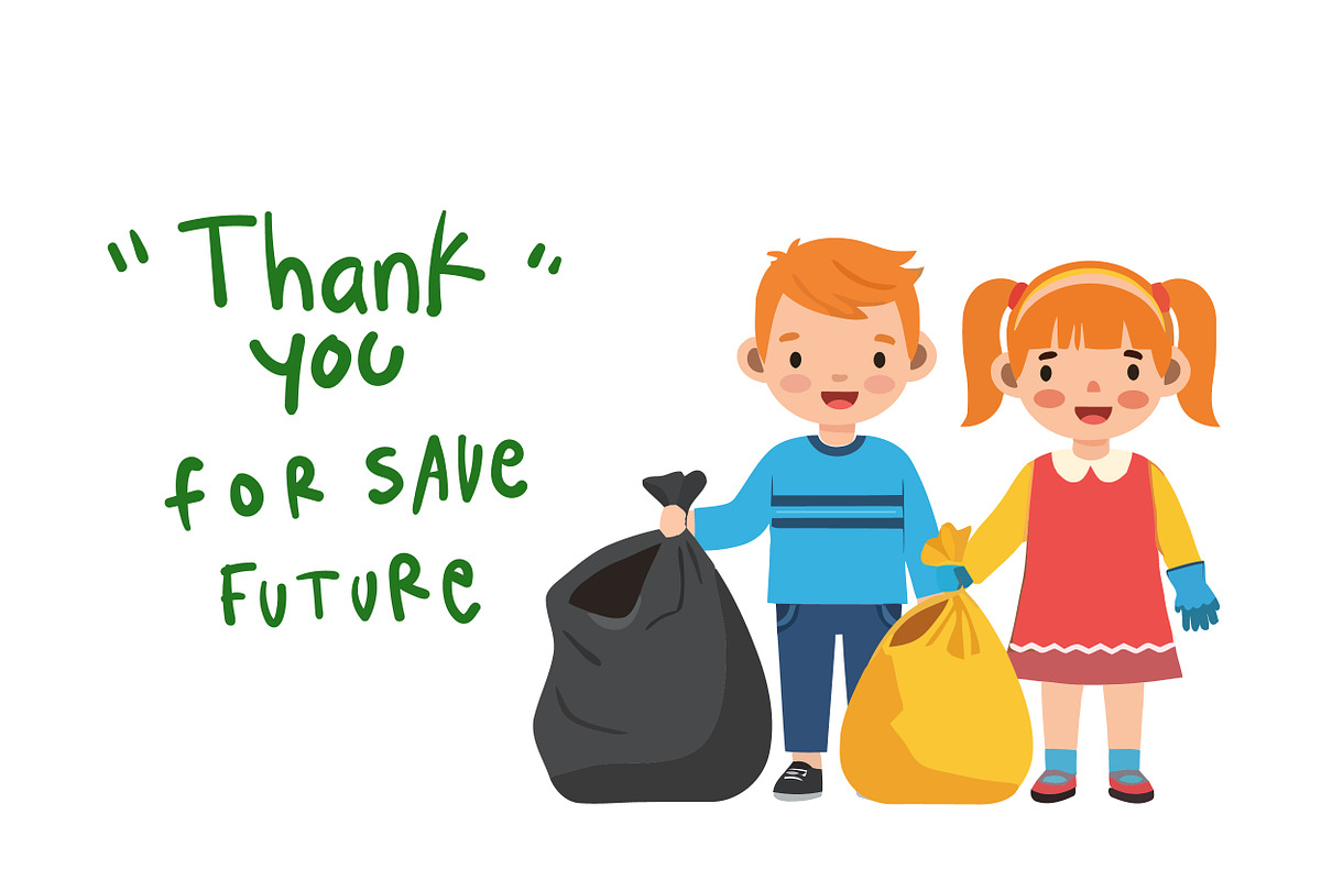 Cute Kids - Earth Day Activity, an Education Illustration by OtpirusGraphic (Photo 5 of 5)