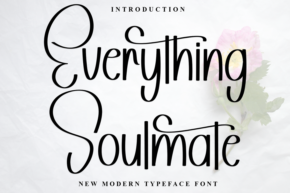 Everything Soulmate, a Font by FreshTypeINK (Photo 1 of 8)