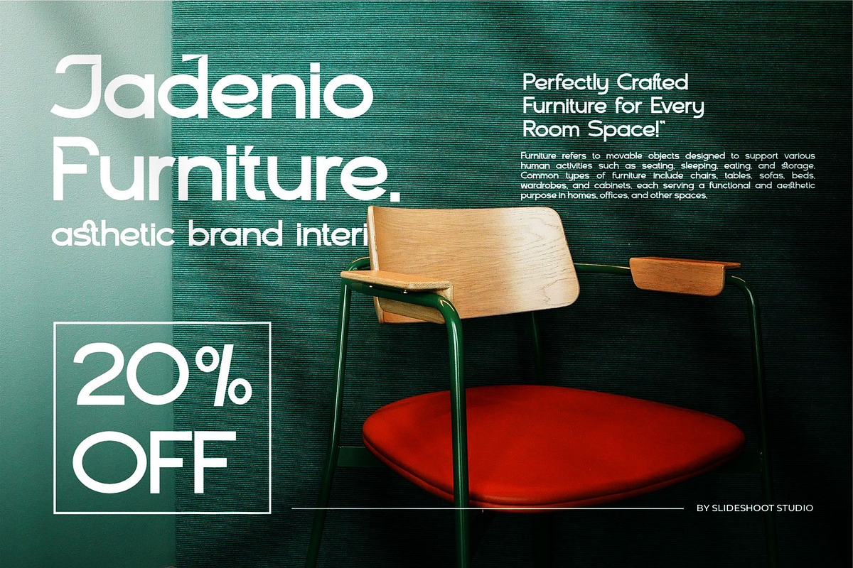 Radibta || Modern Sans Serif Font, a Sans Serif Font by Idea Studio (Photo 4 of 7)