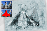 Arch Sketch Photoshop Action, an Action Add-On by GorynArt (Thumbnail 3 of 24)