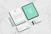 Brand Identity Mockups, an Advertising Mockup by Se٧enStudio (Thumbnail 2 of 4)