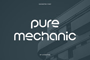 Pure Mechanic Futuristic Sans Serif, a Sans Serif Font by UICreative (Thumbnail 1 of 12)