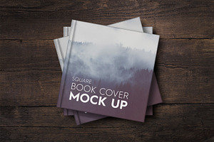 SALE - Square Book Cover Mockup