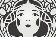 Elegant art nouveau logo, a Branding & Logo Template by OlgaKiseleva (Thumbnail 5 of 6)