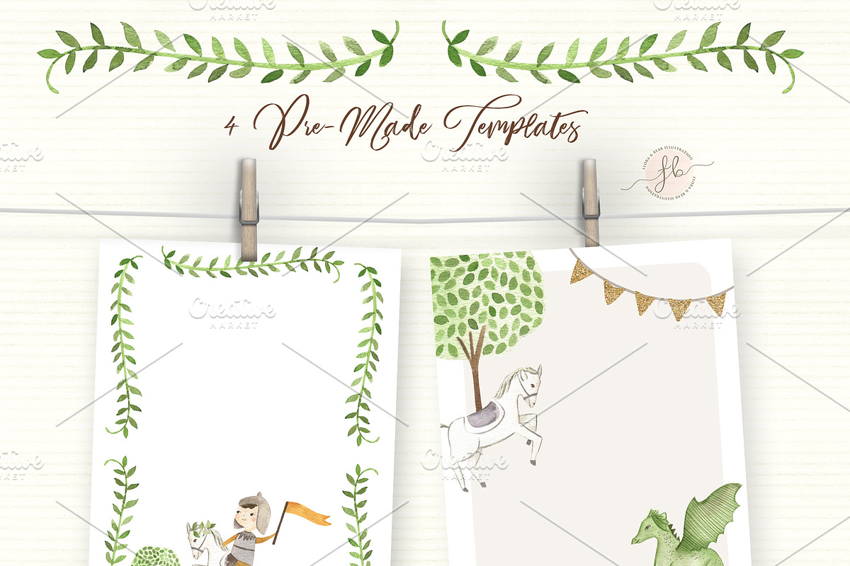 Once Upon a Time, a Texture Illustration by Flora+Bear (Photo 7 of 11)