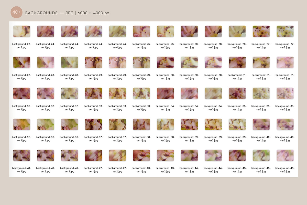 Blur Flower Abstract Backgrounds, a Background Graphic by eclosque (Photo 26 of 27)