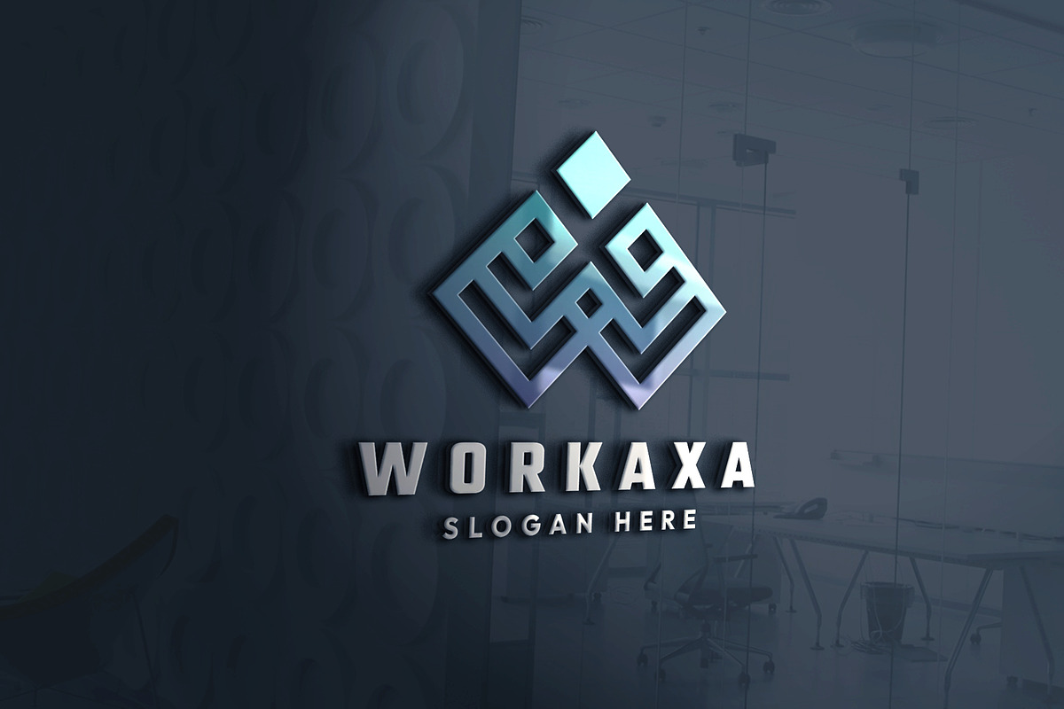 Workaxa Letter W Logo, a Branding & Logo Template by Design_Planet (Photo 2 of 5)