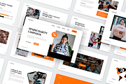 Charity Campaign Keynote, a Presentation Template by SquidPixey (Thumbnail 5 of 6)