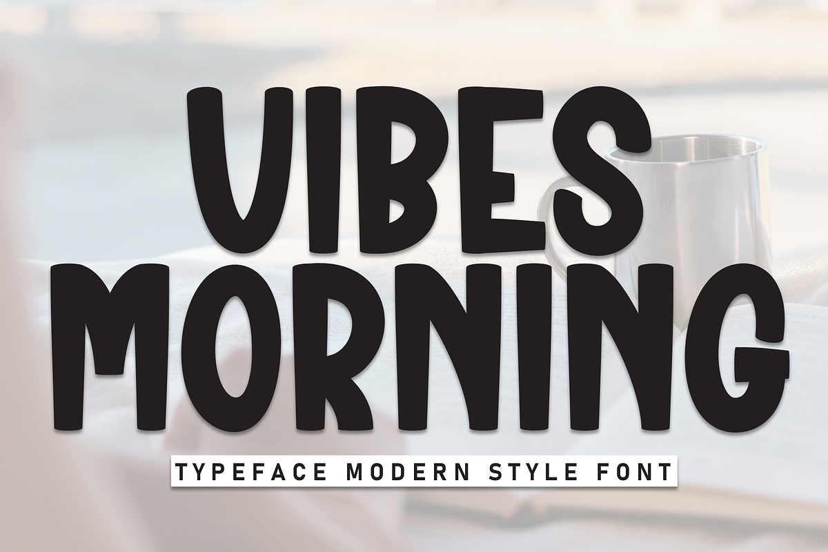 Vibes Morning | Script Font, a Script Font by Scratchones (Photo 1 of 8)