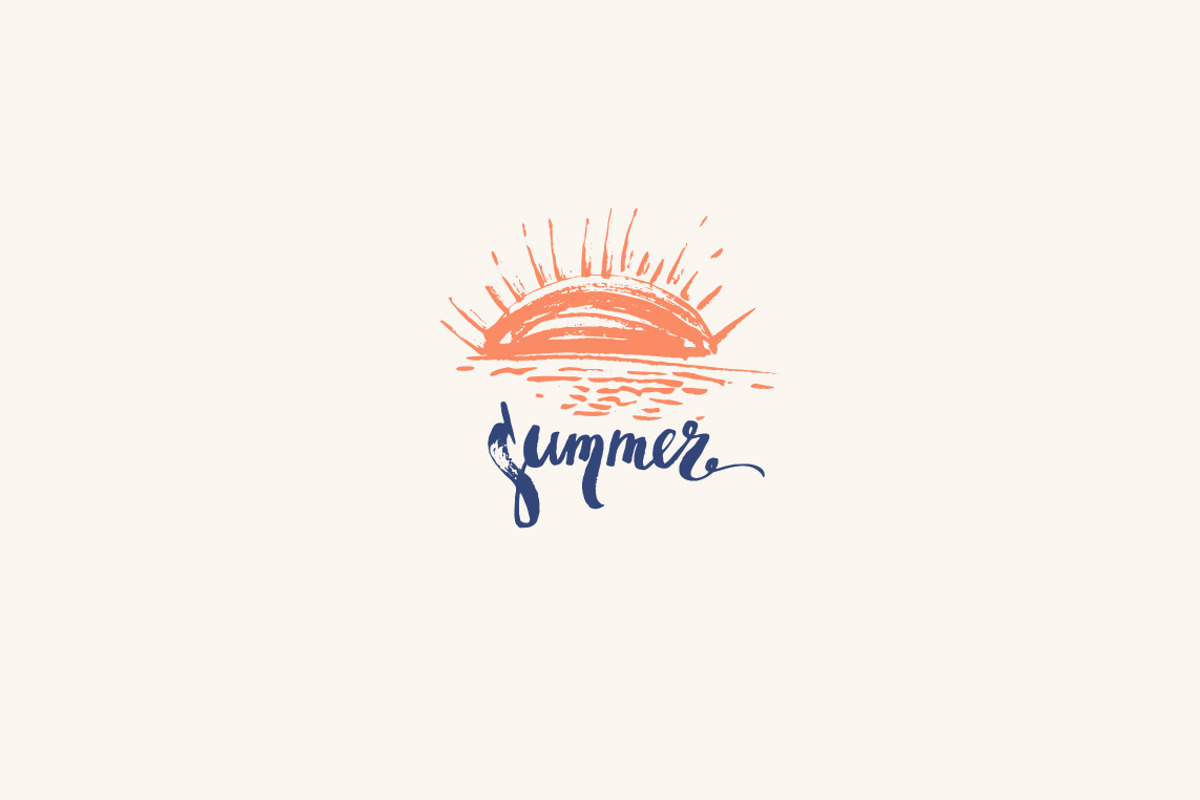 Beach scenes set, a Seasonal Illustration by katya.bogina (Photo 6 of 6)