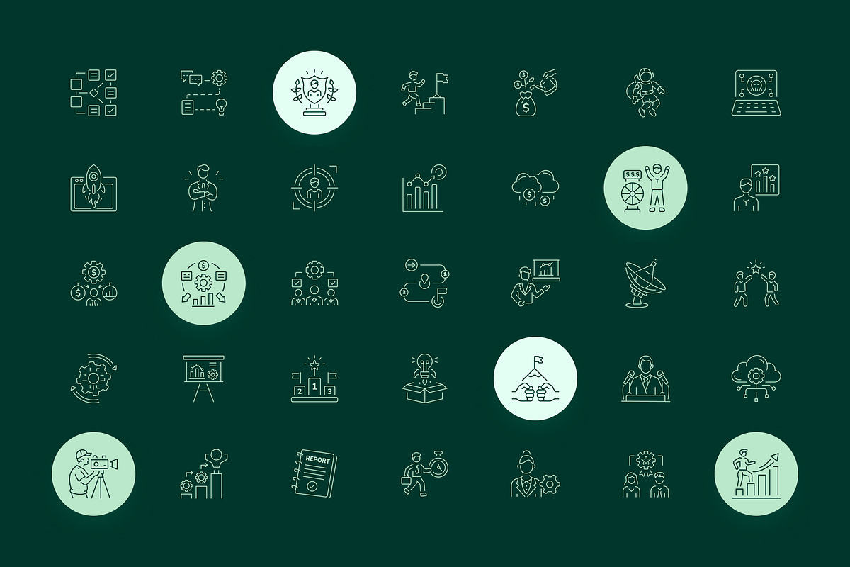475 Business and Growth Icon, an Outline Icon by Prosymbols (Photo 7 of 13)