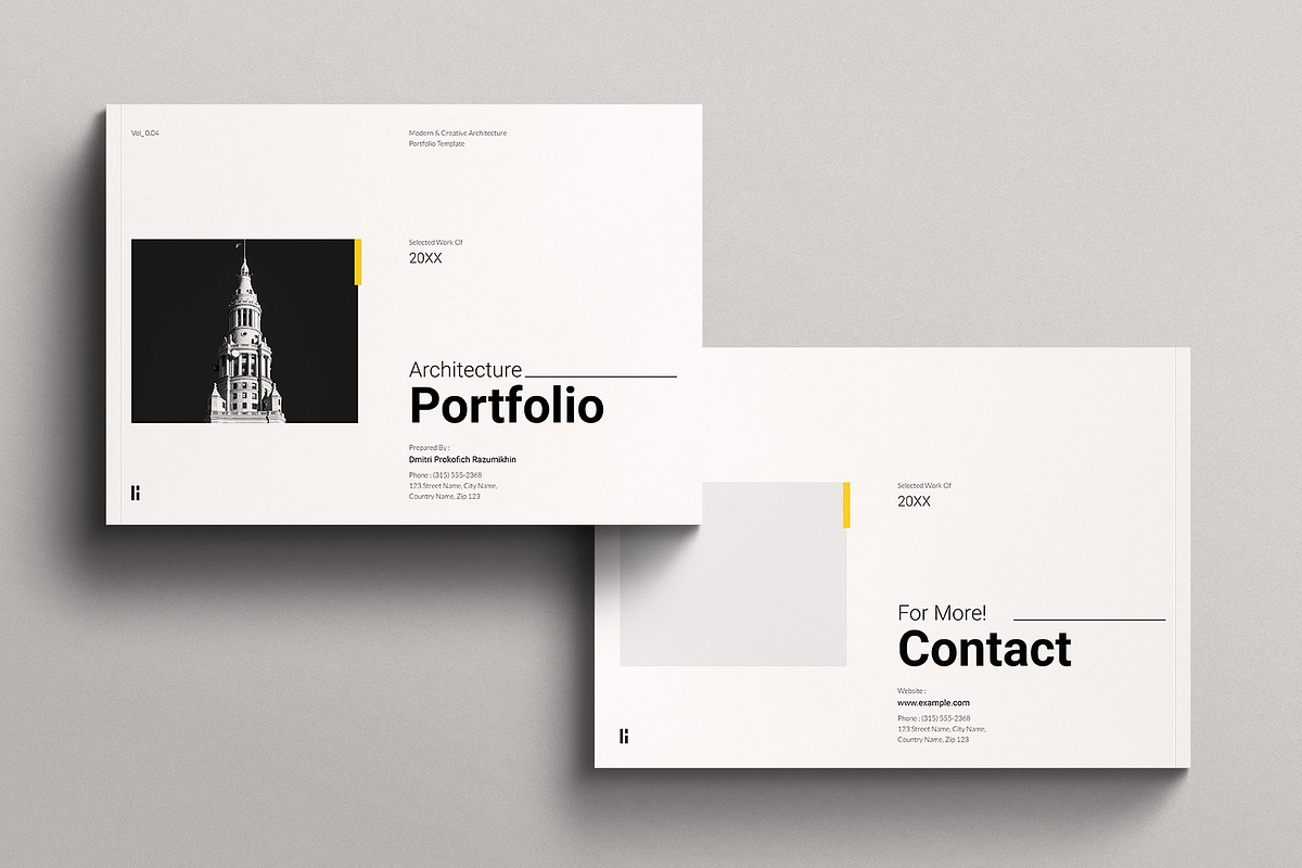 Architecture Portfolio Landscape, a Brochure Template by E-Type (Photo 7 of 7)
