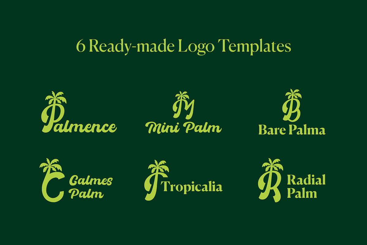 Letter A-Z With palm Logo Kit, a Branding & Logo Template by Luxury Logos (Photo 5 of 11)