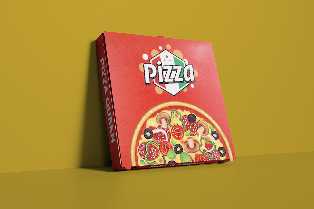 Pizza Box Mockup, a Packaging Mockup by mockupbuys (Photo 9 of 11)