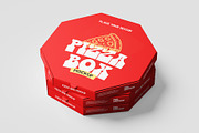 Pizza Box Mockup, a Packaging Mockup by Budogol Studio (Thumbnail 3 of 4)