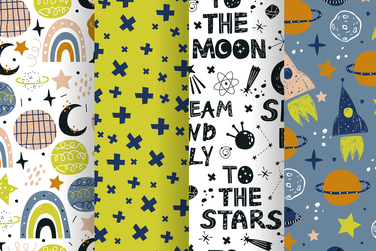 Space patterns, a Pattern Graphic by narinadraban (Photo 4 of 6)