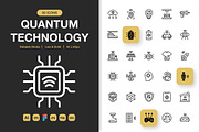 Quantum Technology Icons, an Icon by Spacepixel Creative (Thumbnail 1 of 3)