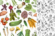 Ultimate vegetables set, a Food Illustration by handsketched (Thumbnail 18 of 19)