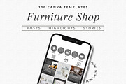 Furniture Shop Templates, a Social Media Template by Talipic Designs (Thumbnail 1 of 8)