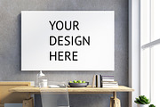10 workplace poster mock up, a Print Template by ChromiumHeart (Thumbnail 5 of 11)