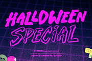 X-Rental - 1980s Retro Horror Font, a Handwritten Font by Wingsart Studio (Thumbnail 15 of 15)