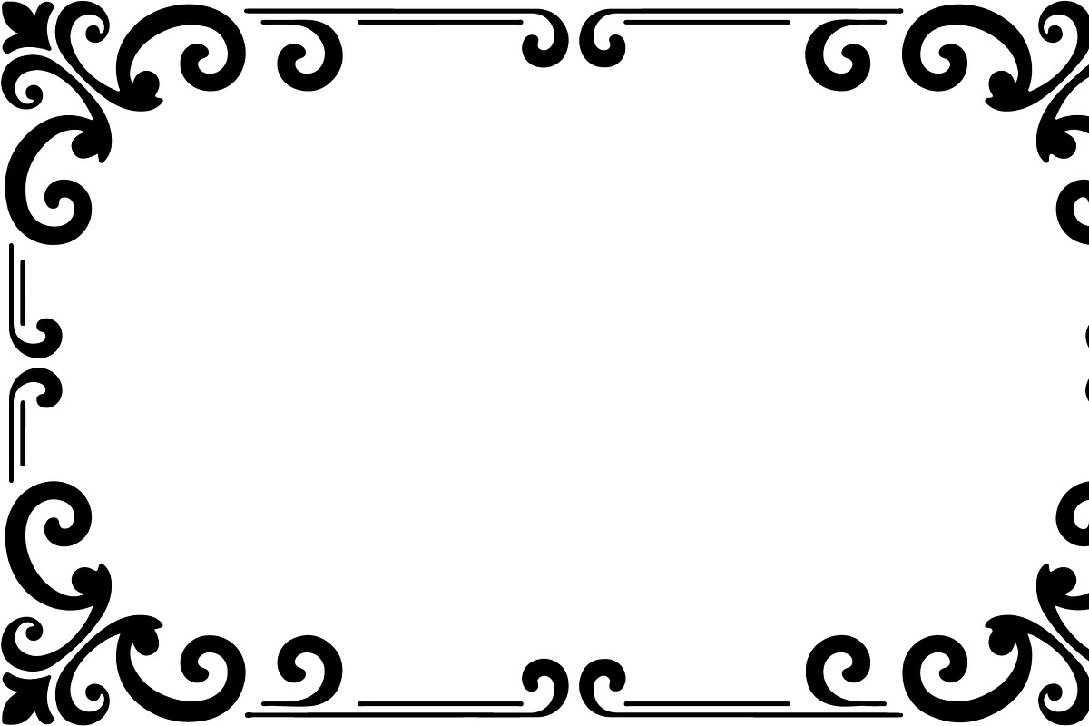 Elegant Decorative Border Frame, a Decorative Illustration by himelgfx (Photo 13 of 21)