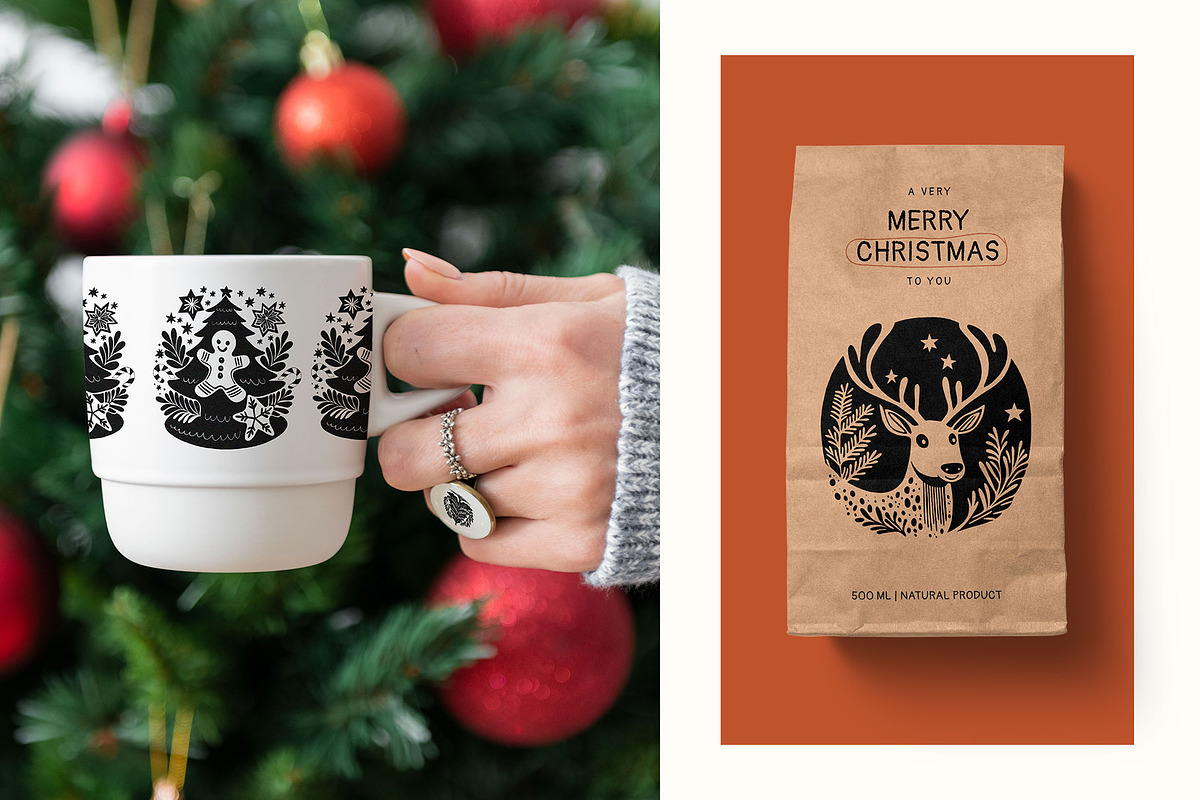 Xmas Bundle | 11 in 1 | 2 500, a Decorative Illustration by KetteCreate (Photo 15 of 58)