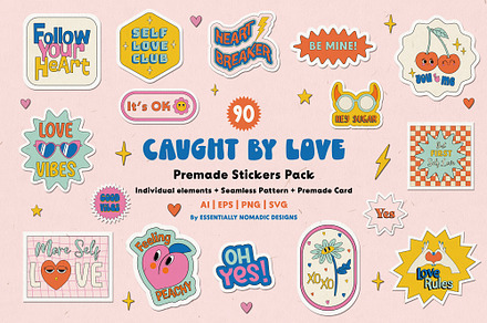 Valentines Day Graphic Collection, an Object Graphic by Essentially Nomadic