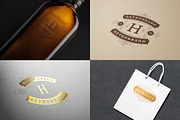 250 ornaments logos & monograms, a Branding & Logo Template by Vasya Kobelev (Thumbnail 4 of 23)