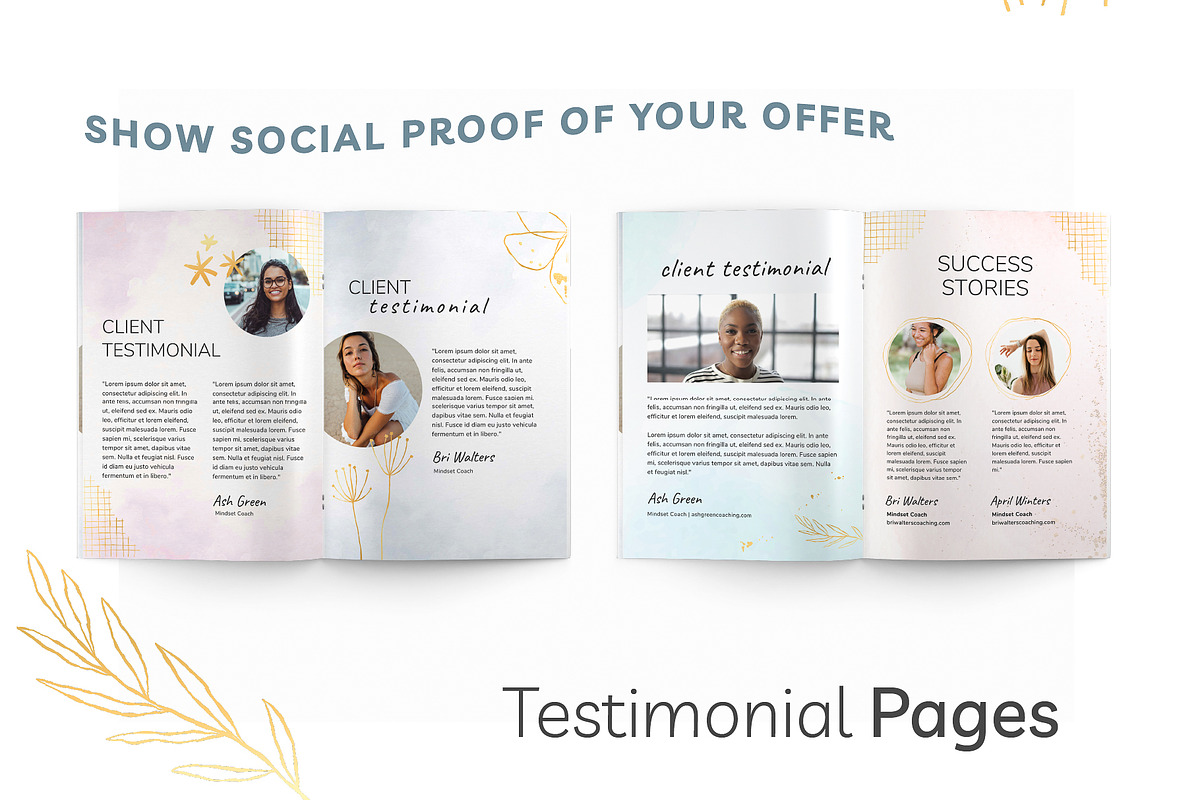 Coaches Workbook & eBook | Canva, a Magazine Template by Galaxybomb (Photo 15 of 18)