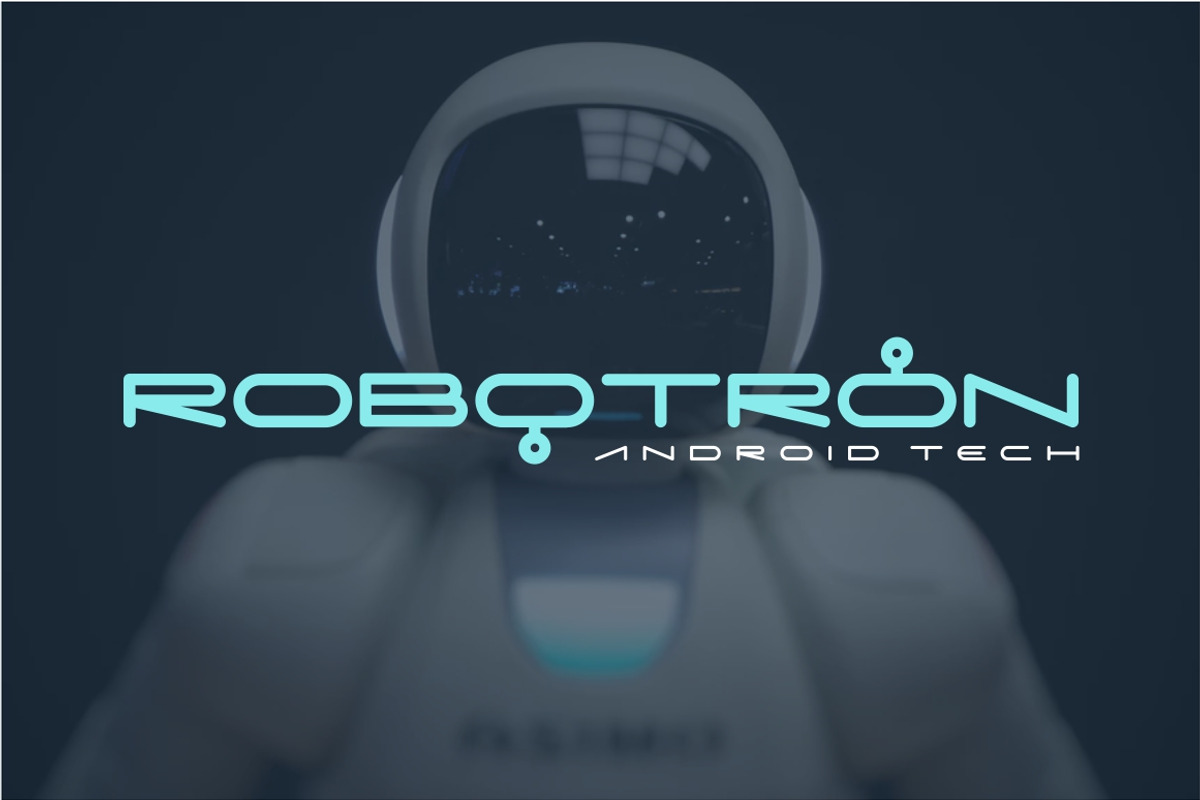Digitechno - Futuristic Display Font preview 2