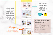 Canva & Mailchimp Template | Blush, an Email Template by Thirty One Palms Studio (Thumbnail 2 of 7)