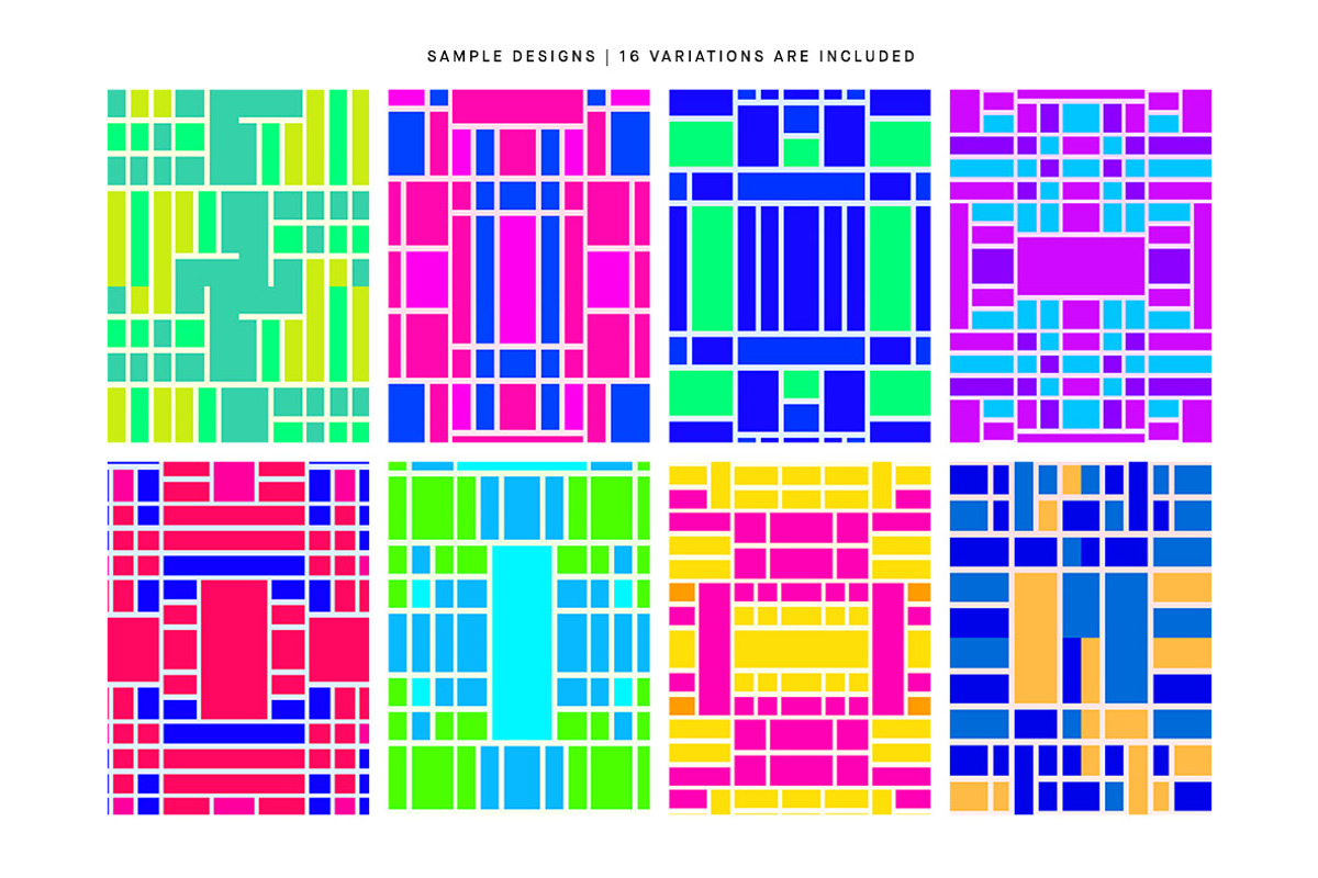 Drop Block Patterns, a Pattern Graphic by Huebert World (Photo 4 of 10)