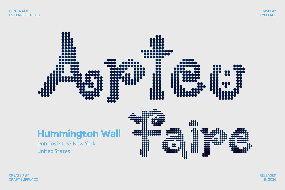 CS Claribel Disco, a Handwritten Font by Craft Supply Co. (Photo 5 of 8)