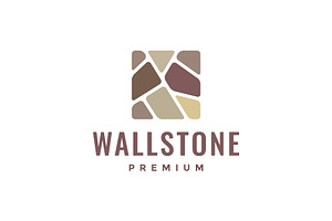 wall stone house exterior  logo, a Branding & Logo Template by devastd
