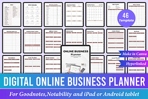 Digital Online Business Planner IPad